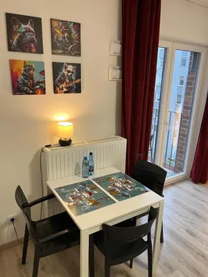 Część wypoczynkowa w obiekcie Wileńska Express Apartment
