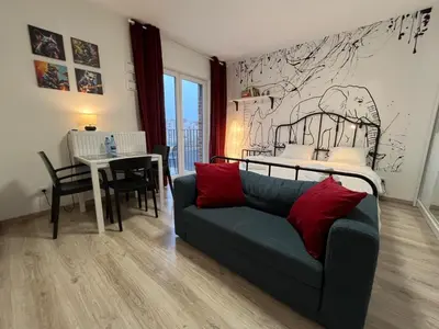 Część wypoczynkowa w obiekcie Wileńska Express Apartment