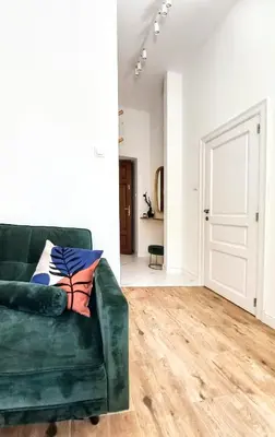 Część wypoczynkowa w obiekcie Warsaw Concierge Studio Koszykowa