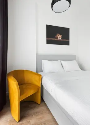 Łóżko lub łóżka w pokoju w obiekcie New Varsovia Comfort 346 by BookingHost