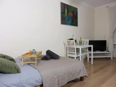 Telewizja i/lub zestaw kina domowego w obiekcie Apartament Dolny Mokotów