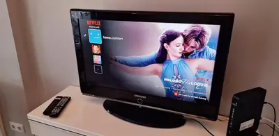 Telewizja i/lub zestaw kina domowego w obiekcie HomeComfort Atlantic Room