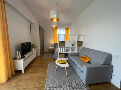 Część wypoczynkowa w obiekcie R HOUSE - brand new apartments with patio and garage
