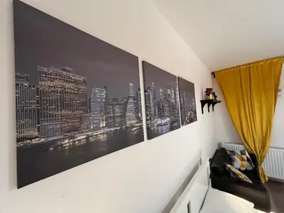 Część wypoczynkowa w obiekcie Targowa Charming Studio