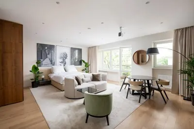 Część wypoczynkowa w obiekcie Noma Homes City Suite - Warsaw Center