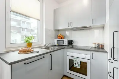 Kuchnia lub aneks kuchenny w obiekcie Praga Residence Premium