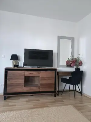 Telewizja i/lub zestaw kina domowego w obiekcie Apartament Paderewskiego 1