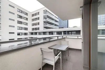Balkon lub taras w obiekcie Burakowska 16B - Apartment with Balcony by Noclegi Renters