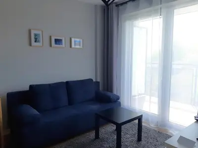 Część wypoczynkowa w obiekcie Apartament Wawa