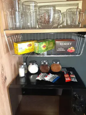 Kuchnia lub aneks kuchenny w obiekcie Apartament Wawa