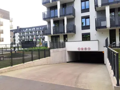 Budynek, w którym mieści się apartament