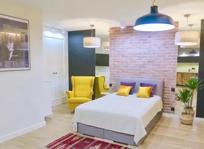 Część wypoczynkowa w obiekcie Warsaw City Studio