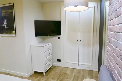 Telewizja i/lub zestaw kina domowego w obiekcie Warsaw City Studio
