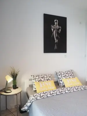 Łóżko lub łóżka w pokoju w obiekcie Westapart A66