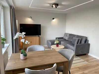 Plan piętra w obiekcie Emilii Plater 55 - Modern Full Apartment