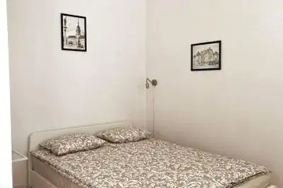 Łóżko lub łóżka w pokoju w obiekcie Apartment Kabacki Dukt