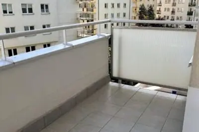 Balkon lub taras w obiekcie Apartment Kabacki Dukt