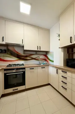 Kuchnia lub aneks kuchenny w obiekcie Park Mirowski Standard Apartment