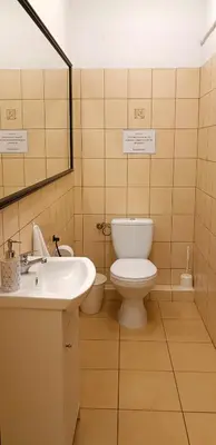 Łazienka w obiekcie Przytulny prywatny pokój w ścisłym centrum Warszawy Pokój 4