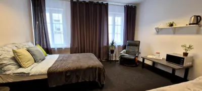 Łóżko lub łóżka w pokoju w obiekcie Przytulny prywatny pokój w ścisłym centrum Warszawy Pokój 4