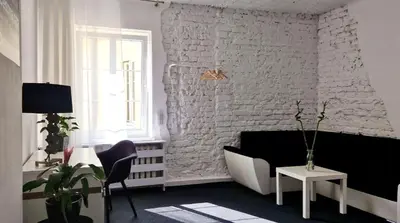 Część wypoczynkowa w obiekcie Przytulny prywatny pokój w centrum Pokój 1
