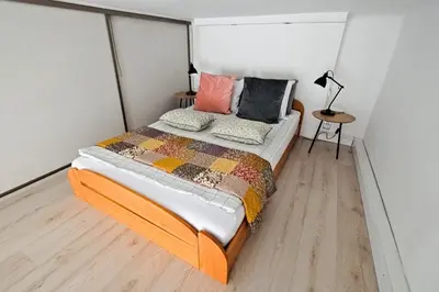 Łóżko lub łóżka w pokoju w obiekcie Chic Apartment-Old Town-Ś9