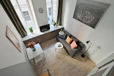 Część wypoczynkowa w obiekcie Chic Apartment-Old Town-Ś9
