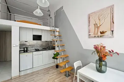 Kuchnia lub aneks kuchenny w obiekcie Chic Apartment-Old Town-Ś9