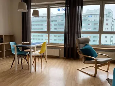 Część wypoczynkowa w obiekcie Apartament Warszawa Kabaty