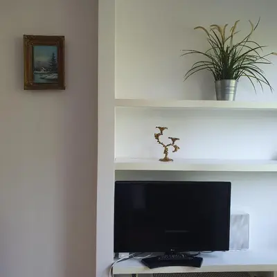 Telewizja i/lub zestaw kina domowego w obiekcie apartment in the center Graniczna