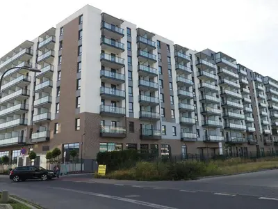 Budynek, w którym mieści się apartament