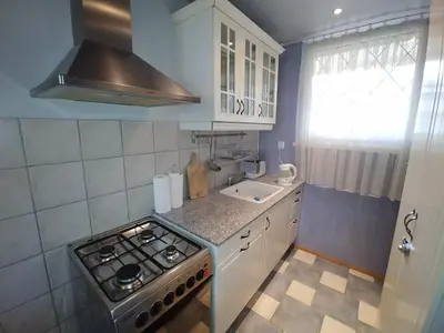 Kuchnia lub aneks kuchenny w obiekcie Apartament Saski