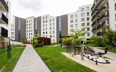 Budynek, w którym mieści się apartament
