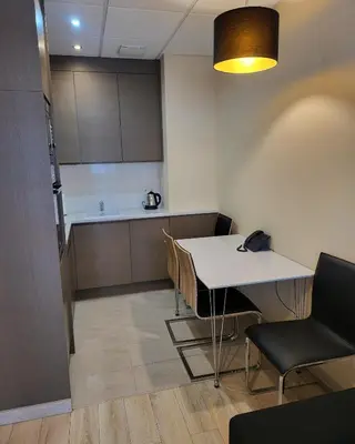 Kuchnia lub aneks kuchenny w obiekcie Apartament VARSOVIA 403