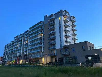 Budynek, w którym mieści się apartament