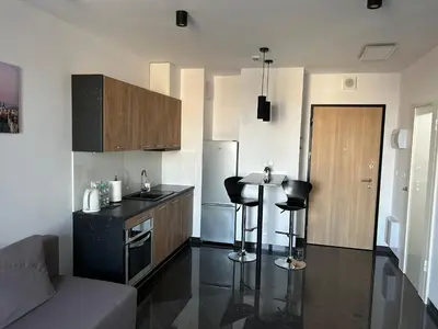 Kuchnia lub aneks kuchenny w obiekcie Poland Apartment 8