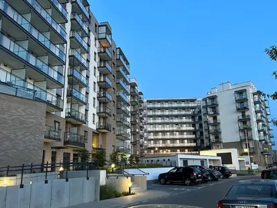 Budynek, w którym mieści się apartament