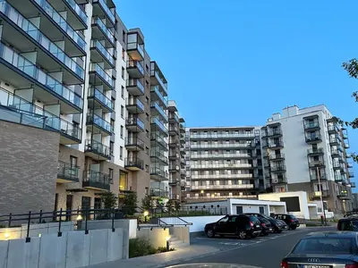 Budynek, w którym mieści się apartament