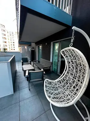 Część wypoczynkowa w obiekcie Apartament VIP Wola
