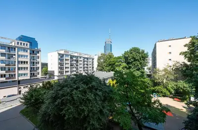 Budynek, w którym mieści się apartament