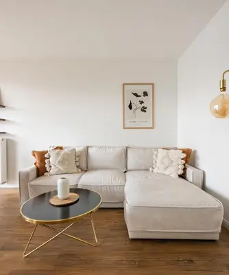 Część wypoczynkowa w obiekcie Wola Kasprzaka Luxury Apartment by BookingHost