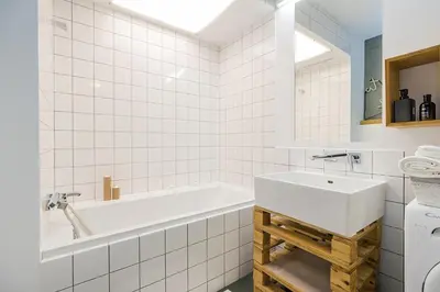 Łazienka w obiekcie Lanciego - przytulny Apartament z osobną sypialną, Balkon, WI-FI, Natolin, Ursynów