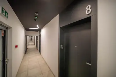 Plan piętra w obiekcie Targowa Bright Studio by Sofija