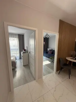 Część wypoczynkowa w obiekcie Apartment Mokotów blisko lotniska Chopina