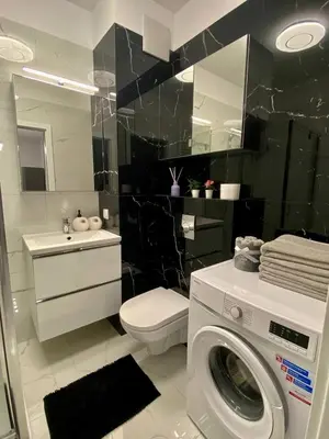 Łazienka w obiekcie Apartment Mokotów blisko lotniska Chopina