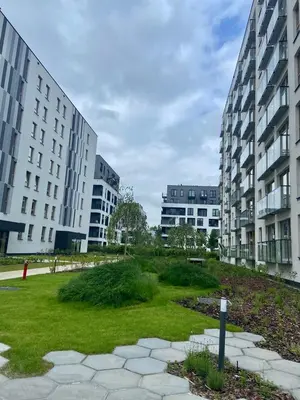 Budynek, w którym mieści się apartament