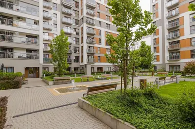 Ogród w obiekcie Woronicza Premium- Margo Apart
