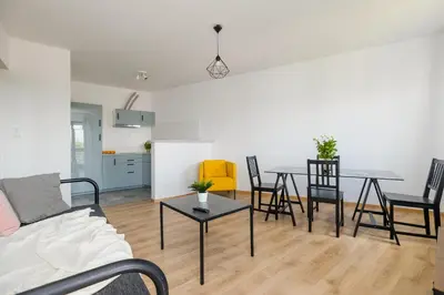 Kuchnia lub aneks kuchenny w obiekcie ShortStayPoland Jana Olbrachta (B40)