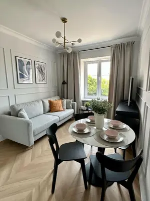 Część wypoczynkowa w obiekcie Mariensztat Old Town Apartment