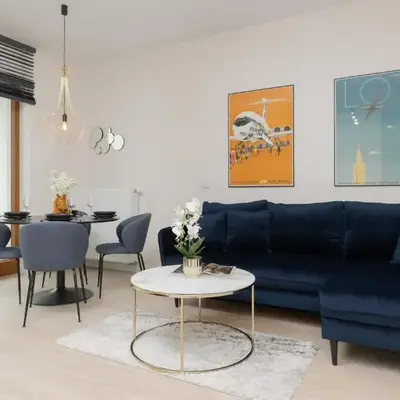 Pozytywny Mokotów Apartment with Balcony Warsaw by Noclegi Renters
